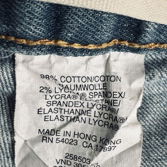 Y2K Gap Long And Lean Jeans 12 (32x31) Light Wash Blue Mid Rise Stretch Womens - Picture 5 of 10